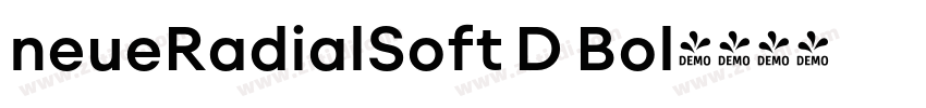neueRadialSoft D Bol字体转换